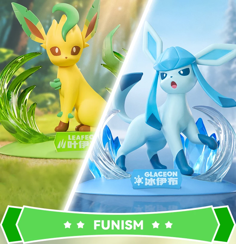 Neue Original Pokemon Eevee Serie Sylveon Glaceon Leafeon Eevee Espeon Umbreon Figuren Modellkollektion Anime Spielzeugpuppe als Geschenk – Detail 3