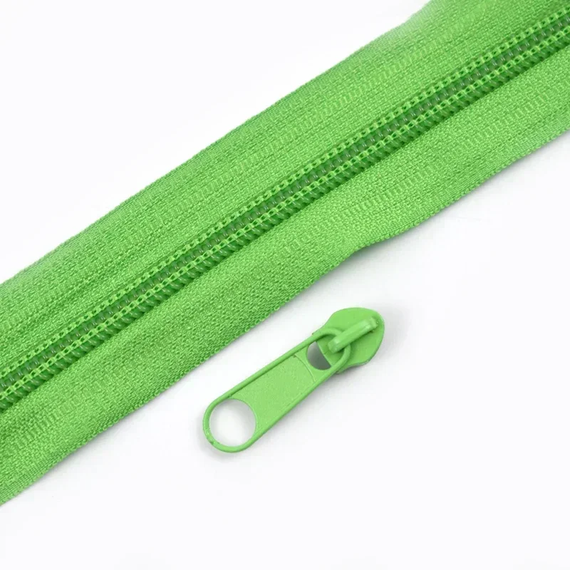 Rainbow Nylon Zipper By Yard with Sliders