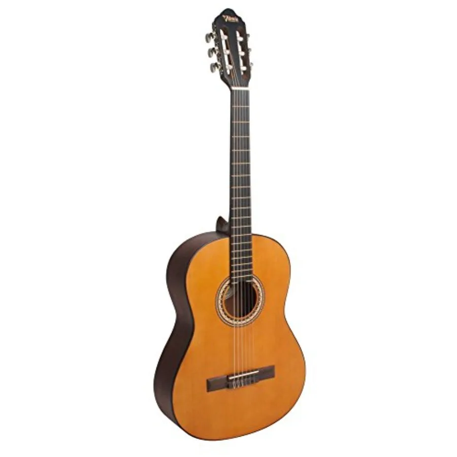 Guitarra clásica de 6 cuerdas, mano derecha, acabado antiguo para práctica musical y actuación, artesanía de madera premium con toneladas ricas