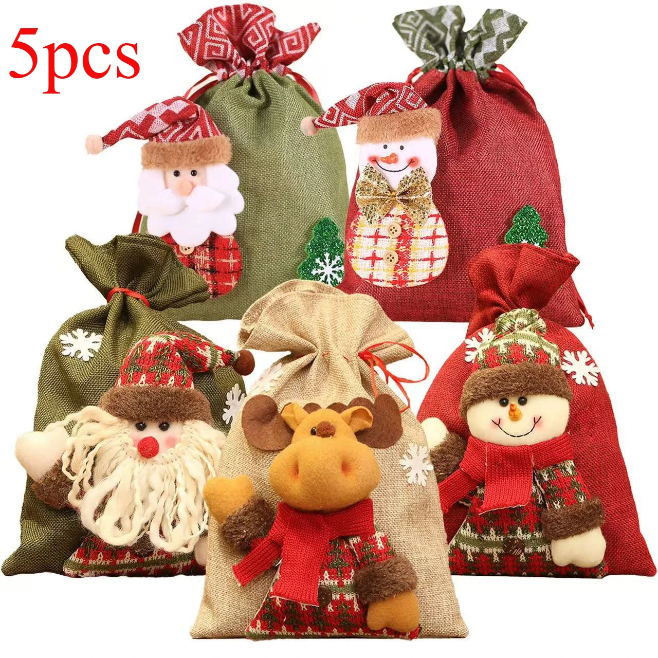 5Pcs Bundle Pocket …