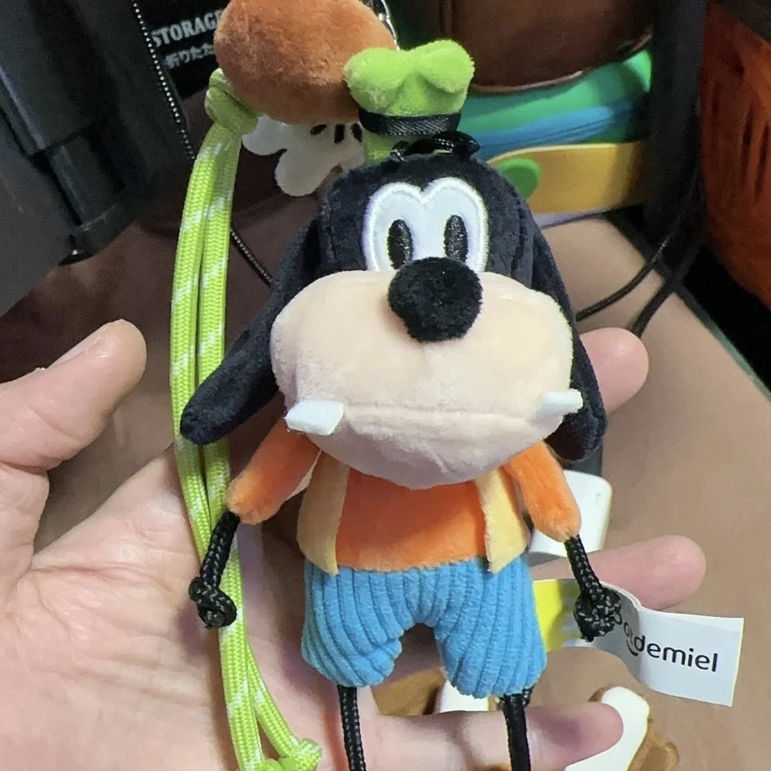 Disney echte Mickey pluche hanger schattige cartoon Donald Duck Goofy pluche pop sleutelhanger Trendy studentenrugzak hanger cadeau