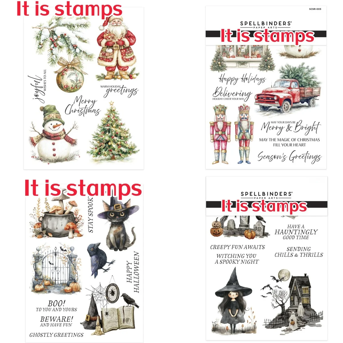 

Christmas Santa Claus Bow Hallowmas Witch Metal Cutting Dies press plates Clear Stamps DIY Scrapbook Card Craft Template 2025