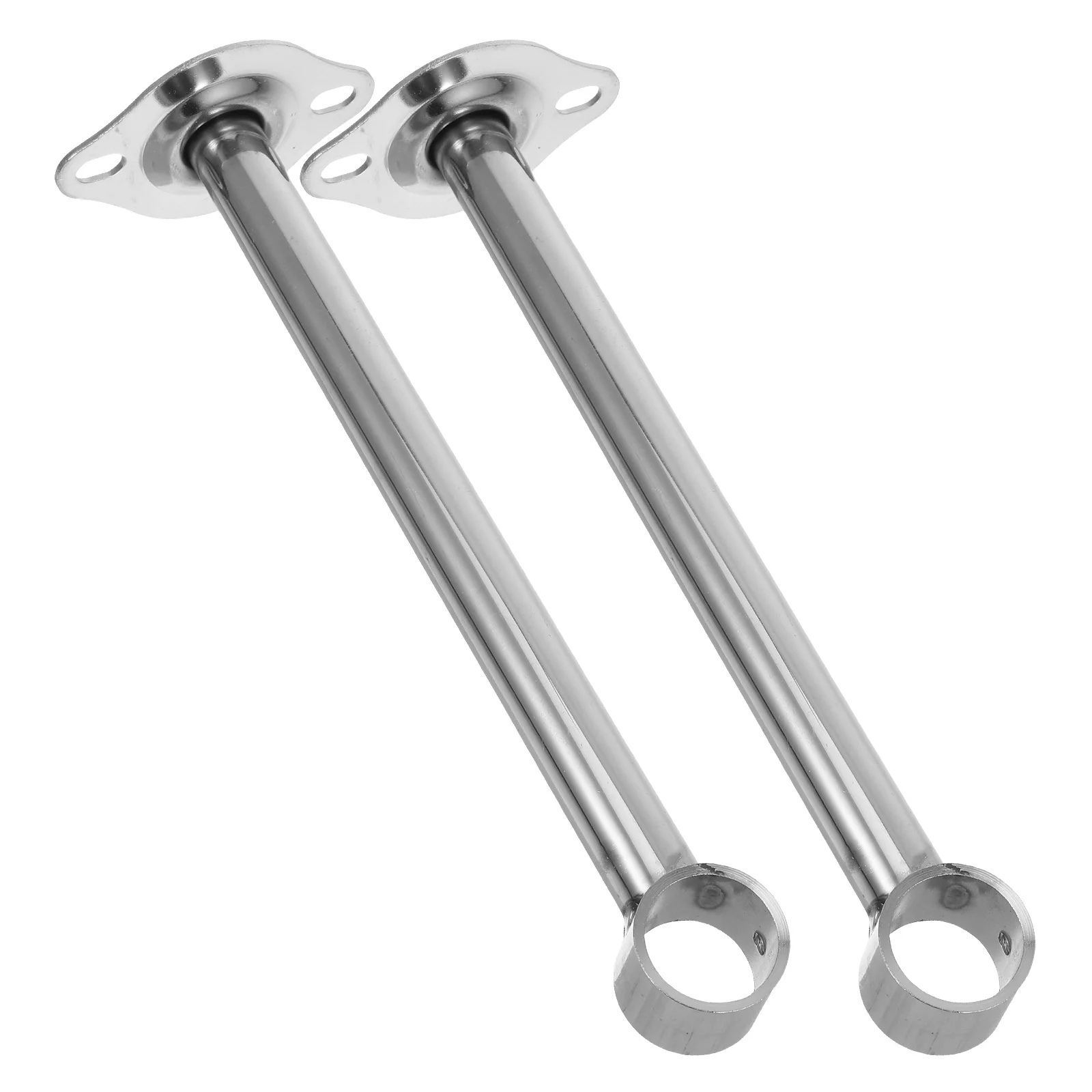 

2Pcs Thickened Stainless Steel Ceiling Mount Bracket Durable Versatile Design 32mm Head Easy Installation Strong Load Capacity