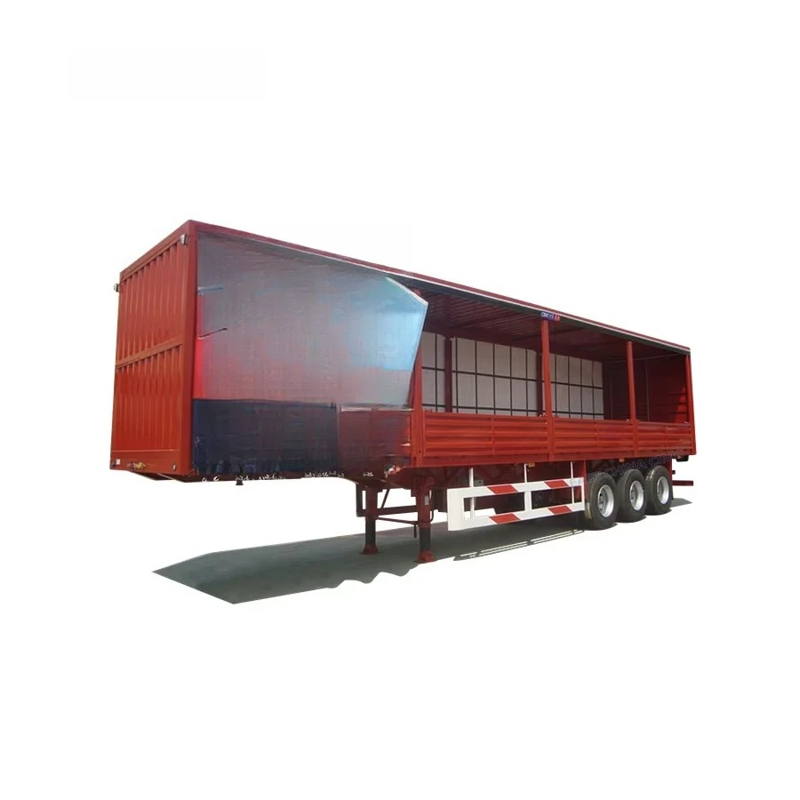 40FT Curtain Side Trailer With High Standard Heavy Loading Capacity and Good Quality Truck Trailers