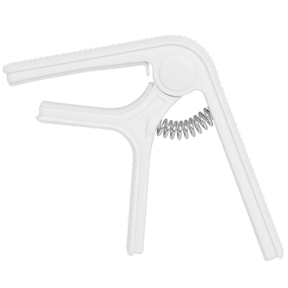 

Guitar Capo Universal Plastic Silicone Clamp Stable Grip Lightweight Portable Acoustic Classical Ukulele Capo Tuner Guitar Clip