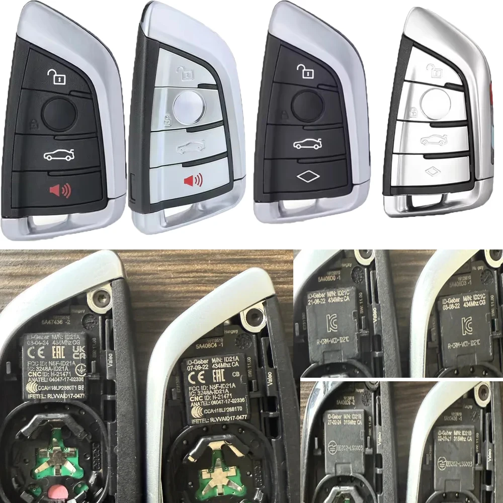 

KEYECU Original PCB Smart Remote Key 315MHz CA /434MHz CA CG for BMW G Series G20 G30 G32 G11 G15 G29 N5F-ID21A / ID21B / ID21C