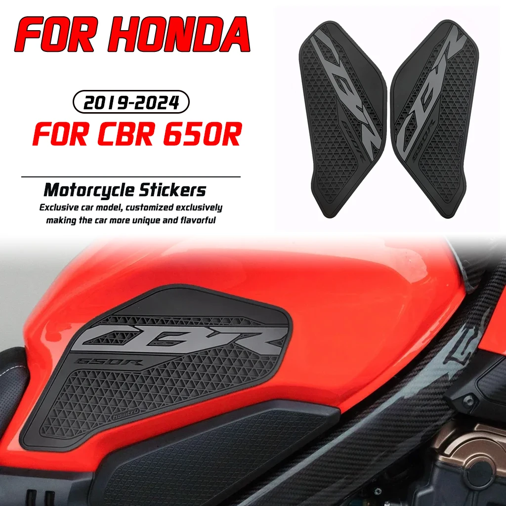 

Для Honda CBR 650R 2019-2024 мотоцикла на колено, накладка на топливный бак, наклейка из ПВХ