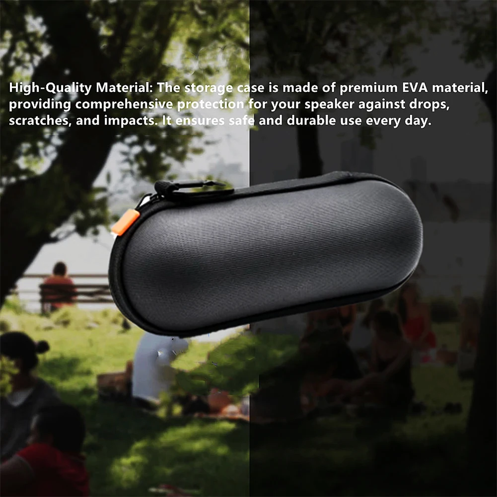 حقيبة حمل صلبة لمكبر الصوت JBL Flip 7 حقيبة تخزين محمولة مقاومة للماء وحقيبة سفر صلبة مقاومة للصدمات