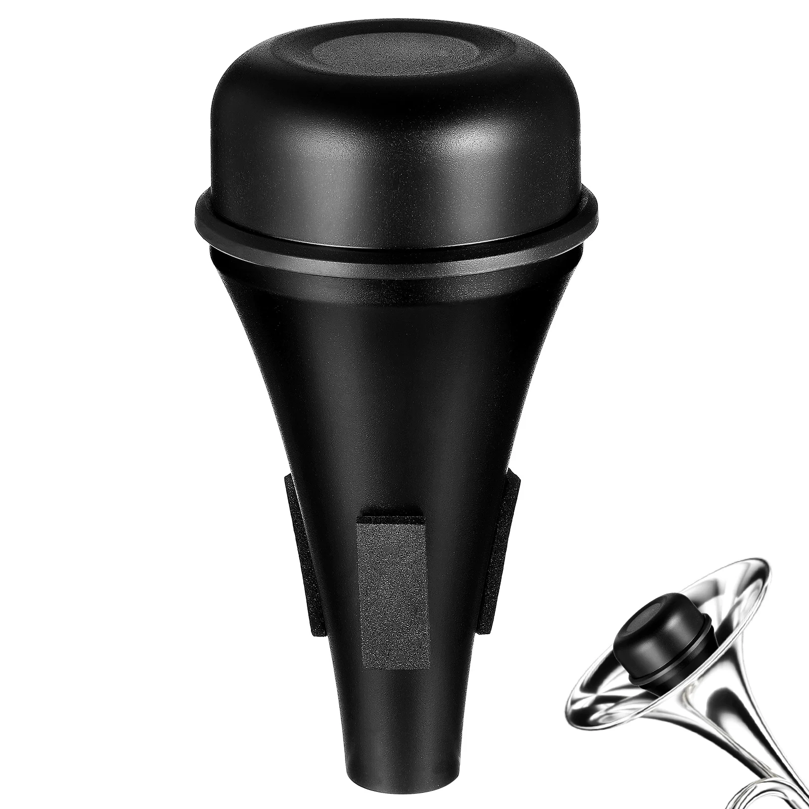 Trombone Mute Black Small Plastic Steel Compact Instrument Accessories Trumpet Practice Replacement Parts