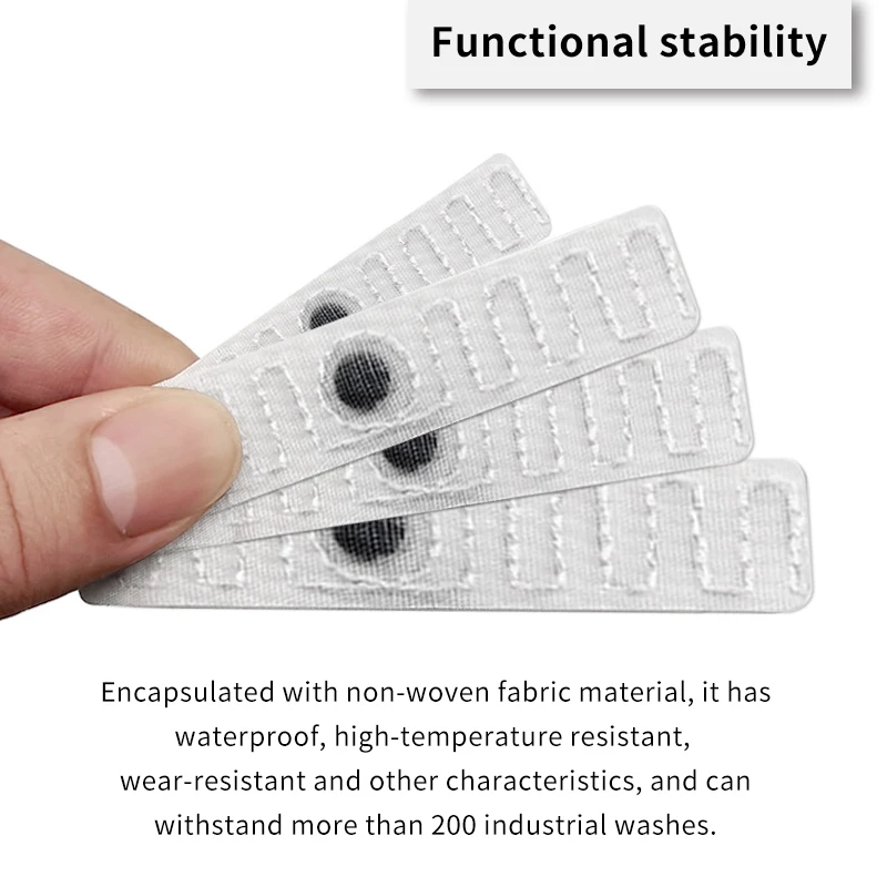 NFC Waterproof Label RFID Sticker for Clothing Industry 13.56MHz Programmable Blank Label Universal Protocol 18000-6C 50/100pcs