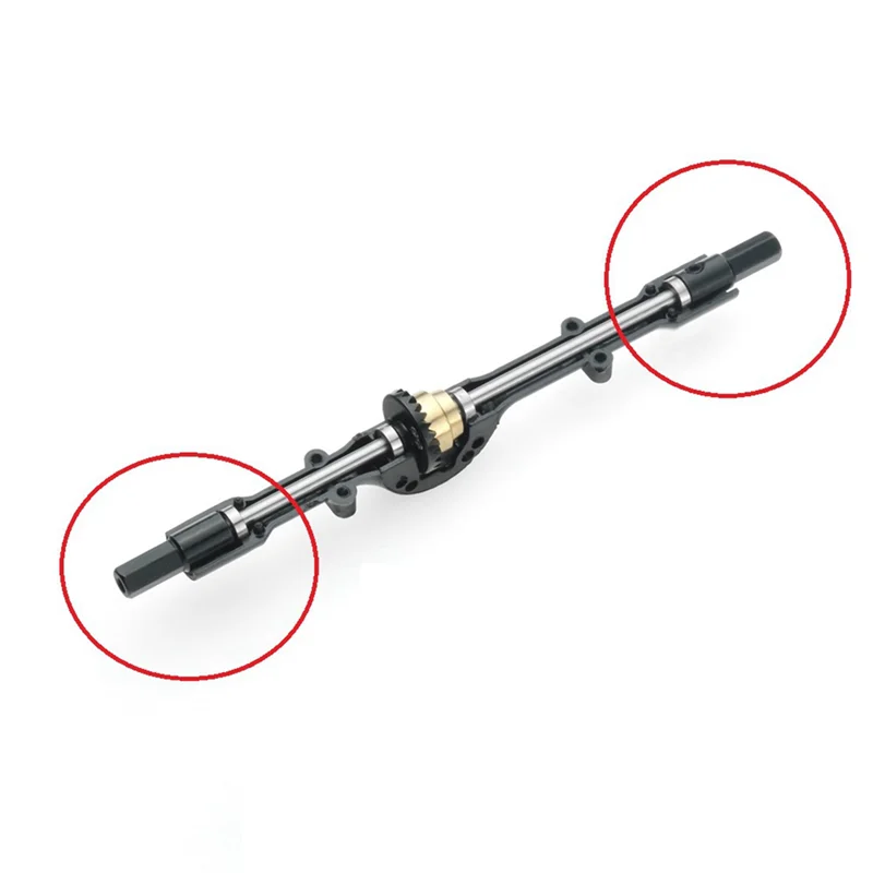 WPL D12 C14 C24 C34 B14 B24 C16 B36 MN D90 MN99S RCカー用メタルリアアクスルシャフト12個 アップグレードパーツ アクセサリー