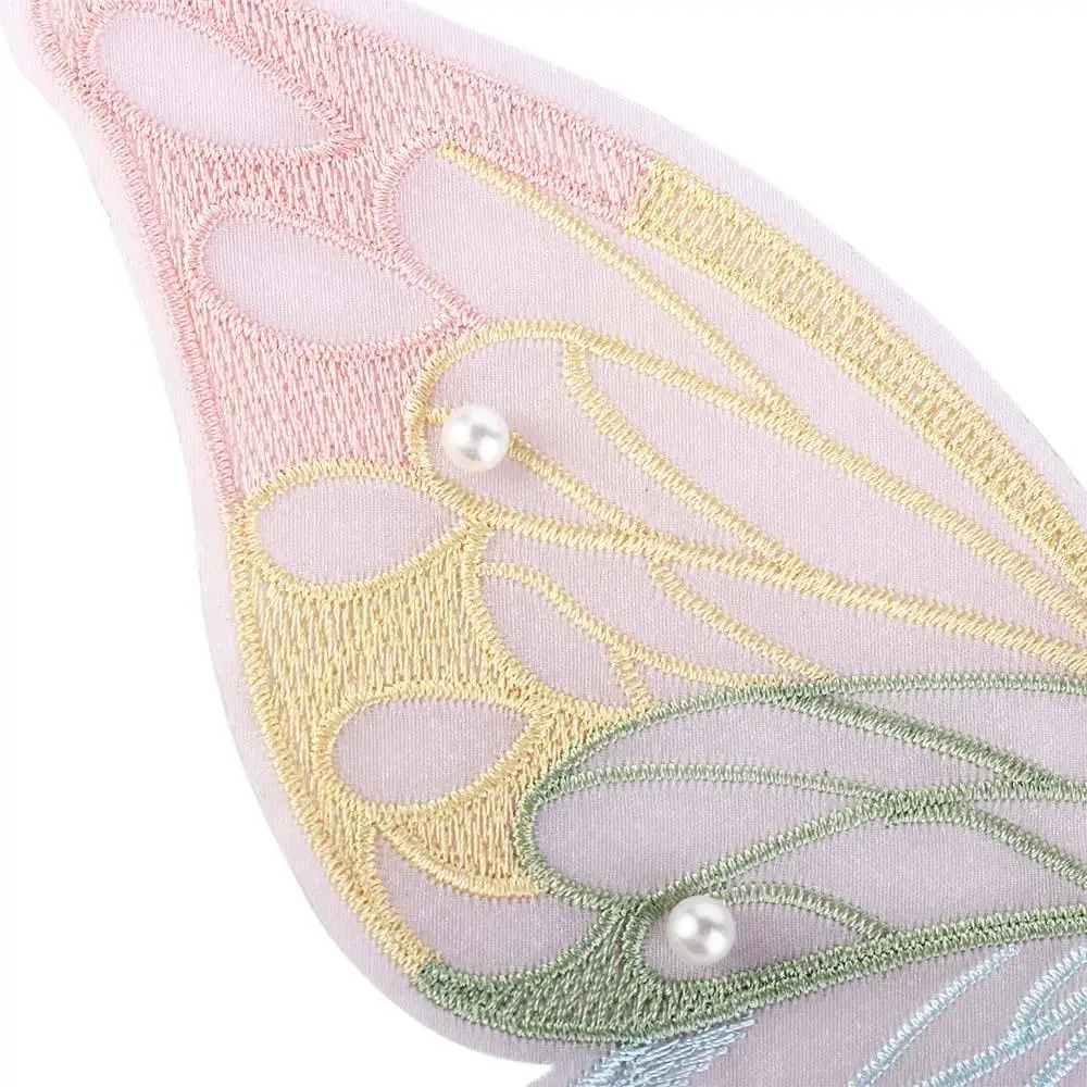 Headwear Clothes Decoration Embroidery Hairpin Embroidered Patch Clothing Stickers Apparel Accessories Butterfly Appliques