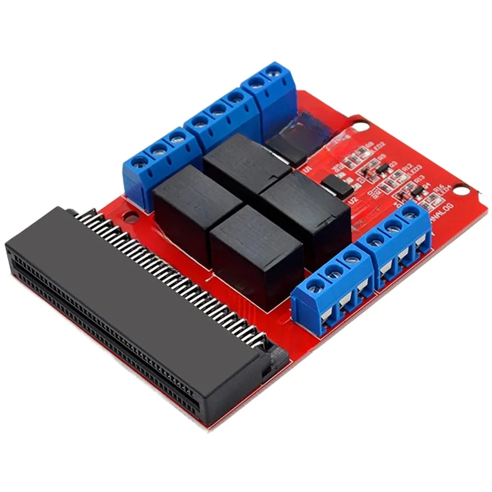 1pc 4-Channel 5V Relay Module Expansion Board For DIY Electronic Systems Accessories Easy Installation