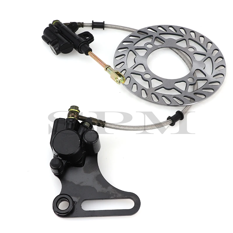 15mm Rear Disc Brake System Caliper Pad for 110cc 125cc 140cc CRF XR SSR Pit Dirt Bike ATV Hydraulic Rear Brake Caliper