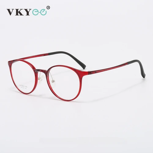 VICKY, gafas redondas clásicas ultraligeras Ultem antiluz azul para ordenador, gafas de lectura graduadas personalizadas para mujer 1143