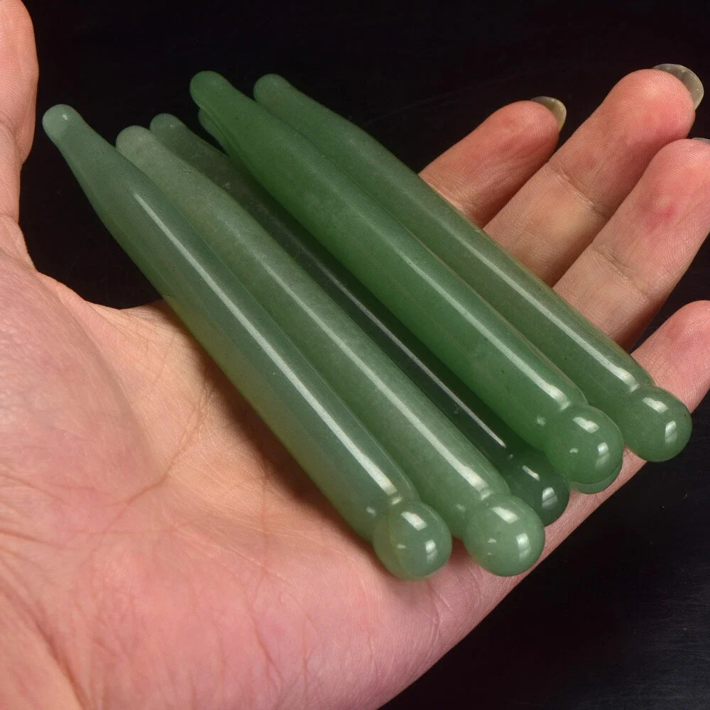 اليدوية الطبيعية اليشم الوجه الوخز بالإبر نقطة غواشا عصا تدليك سبا العلاج روز كوارتز اليشم حجر غوا شا كشط مدلك