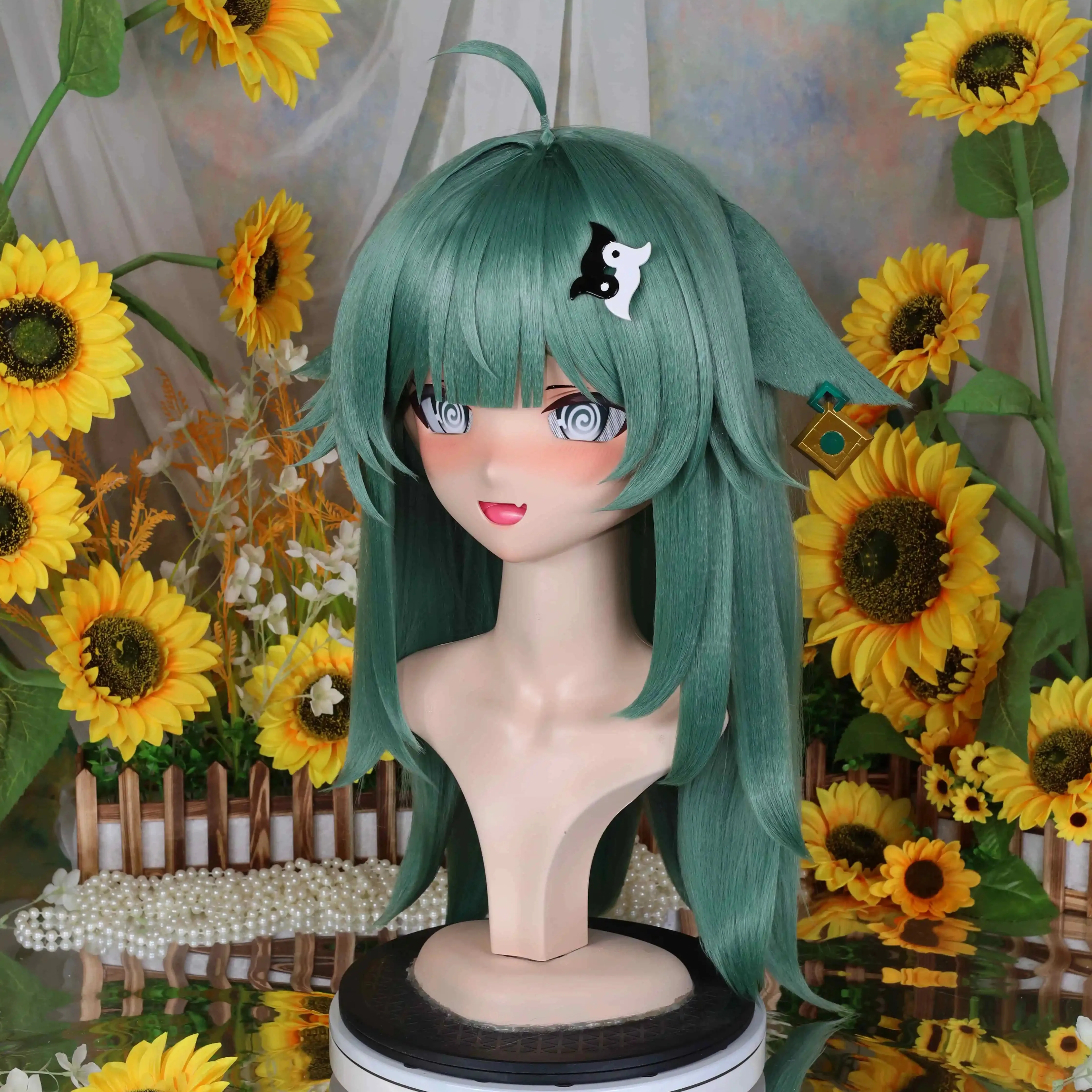 Kigurumi Epimedium NFD full head with lock cosplay head shell props costume anime game