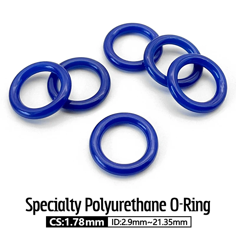 

10pcs Durable PU Polyurethane Seal O-Ring High Wear Resistance Oil Resistant CS=1.78mm for Hydraulic Pneumatic Parts