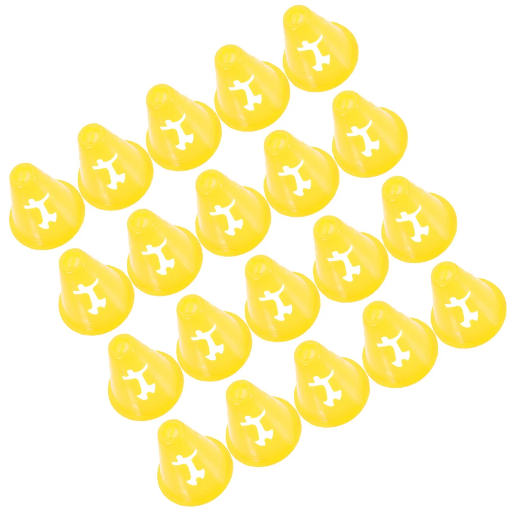 

20 Pcs Cones for Sports Training Soccer Plastic Agility Practice Equipment