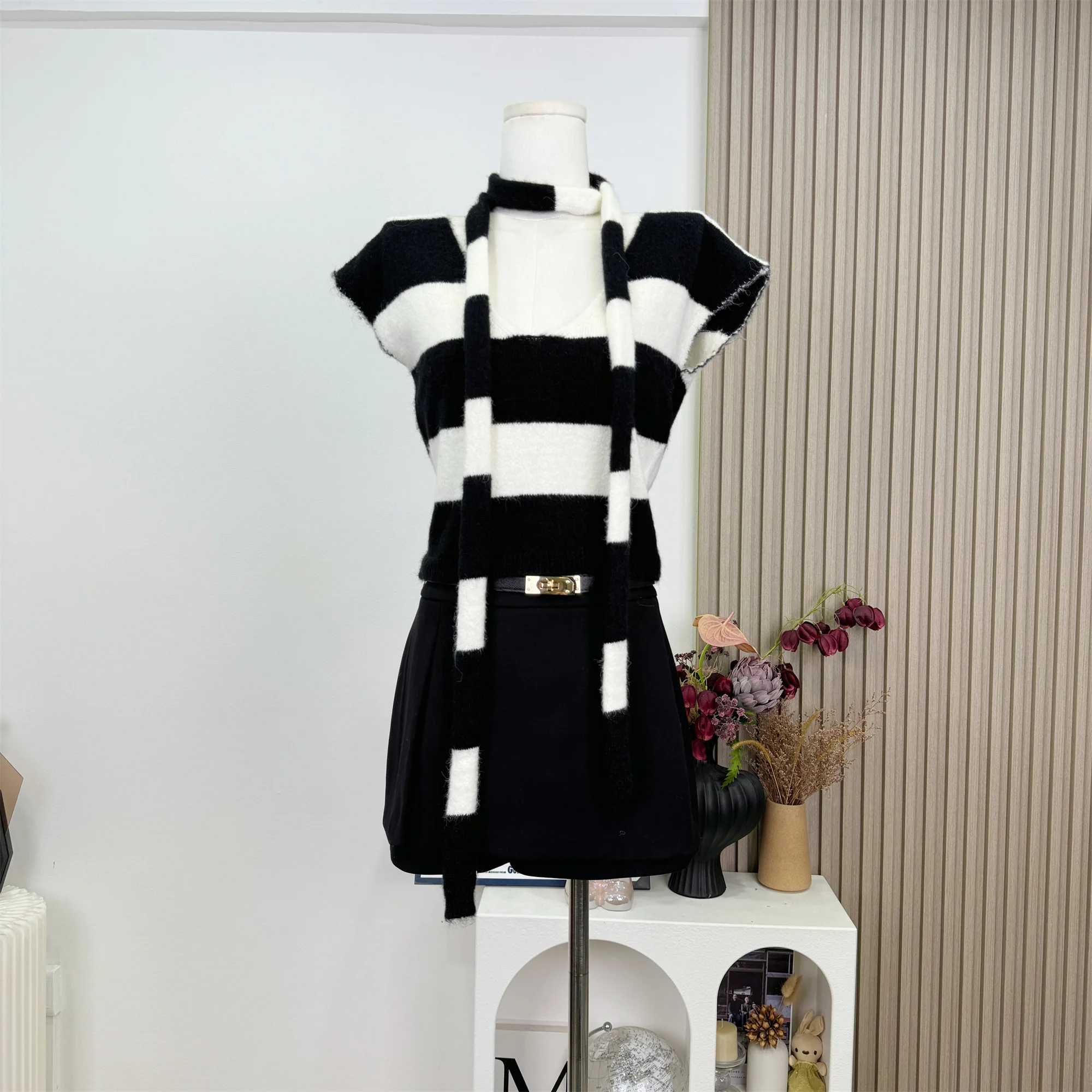 

2025 Summer Women Korean Shoujo Girl Striped Stylish Crop Top 2000s Aesthetic Gyaru Coquette Cute Core T Shirt Kawaii Design Tee