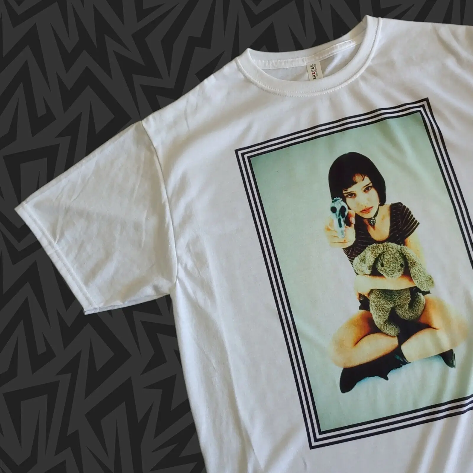 New T-Shirt Matilda LEON THE PROFESSIONAL Natalie Portman gun assassin S - 2XL