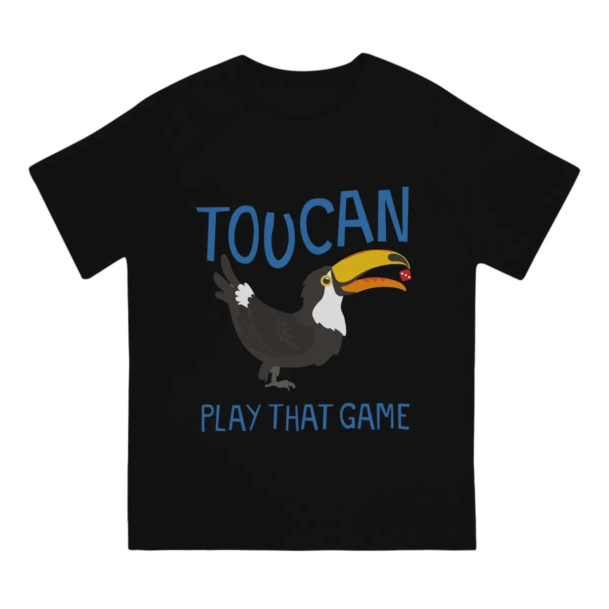 Toucan Play That Game Men's T Shirt Meme Vintage Tee Shirt Short Sleeve Crewneck T-Shirts New Arrival Clothing