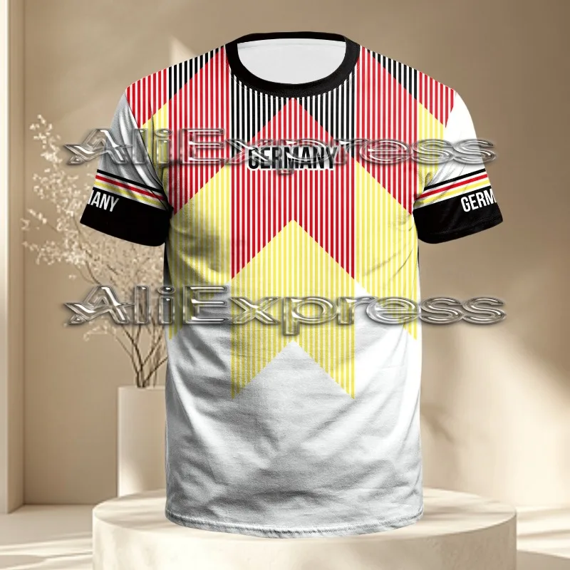 

Hot Selling Portugal Germany France Football Fans Memorial Training Comfortable Outdoor Leisure Loose Adult 3D Printed T，Moto T