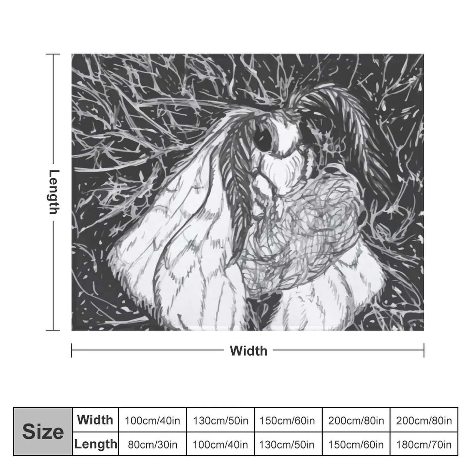 Silk Moth, the Dream Weaver Throw Blanket anime Thermals For Travel Stuffeds Quilt Blankets