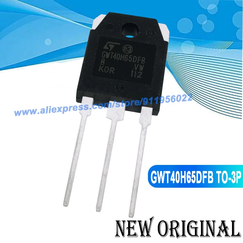 (5 Pieces) K2362 2SK2362 500V 10A / TGAN40N120F2DW 40N120F2DW / GWT40H65DFB STGWT40H65DFB 650V 40A / TGAN40N110FD 40N110FD TO-3P