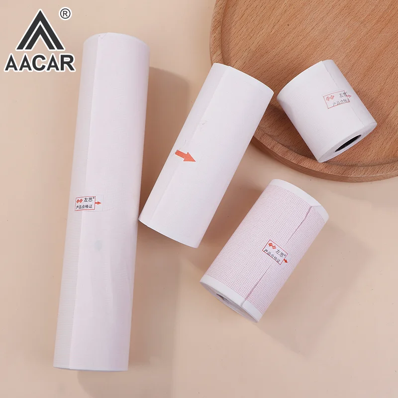 Electrocardiograph Printer Paper Thermal ECG Paper Clear Accurate Grid High Sensitivity For Hospital  Use 50/63/80/110mm
