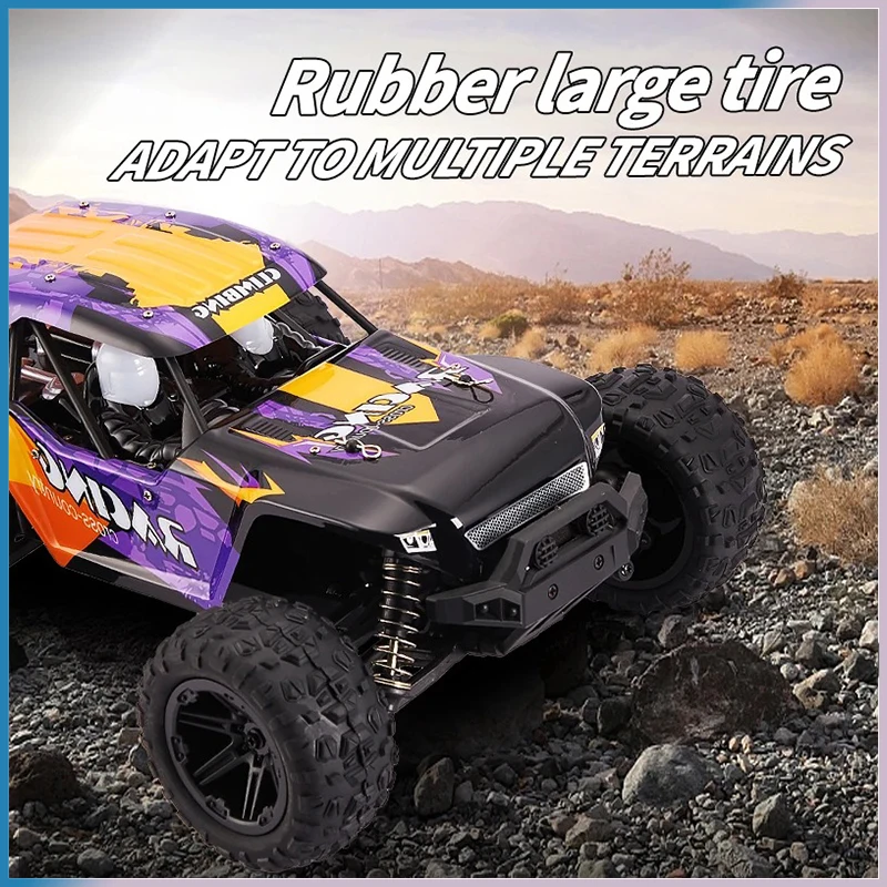 HXRC 8610 8611 1:14 55KM/H 4WD RC Car With LED Remote Control Cars High Speed Drift Monster Truck for Kids VS 144001 Toys