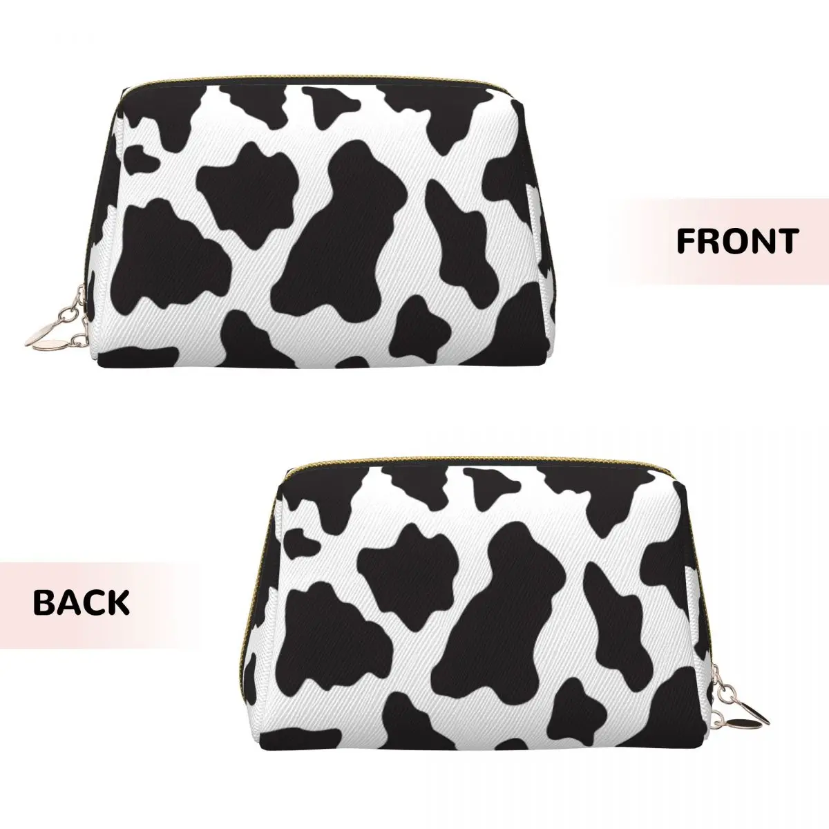 البقرة الحيوان طباعة كاوبوي البلد مزرعة المرأة حقيبة مستحضرات التجميل السفر ماكياج المنظم الحقيبة أدوات الزينة تخزين Dopp عدة #4
