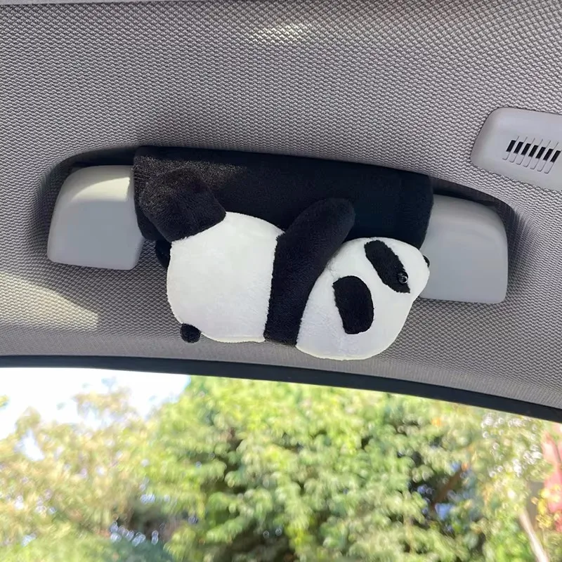 Leuke Cartoon Konijn Panda Autodak Handgreep Cover Universele Alle Seizoenen Auto-interieur Armsteunbeschermer Auto Decor Accessoires