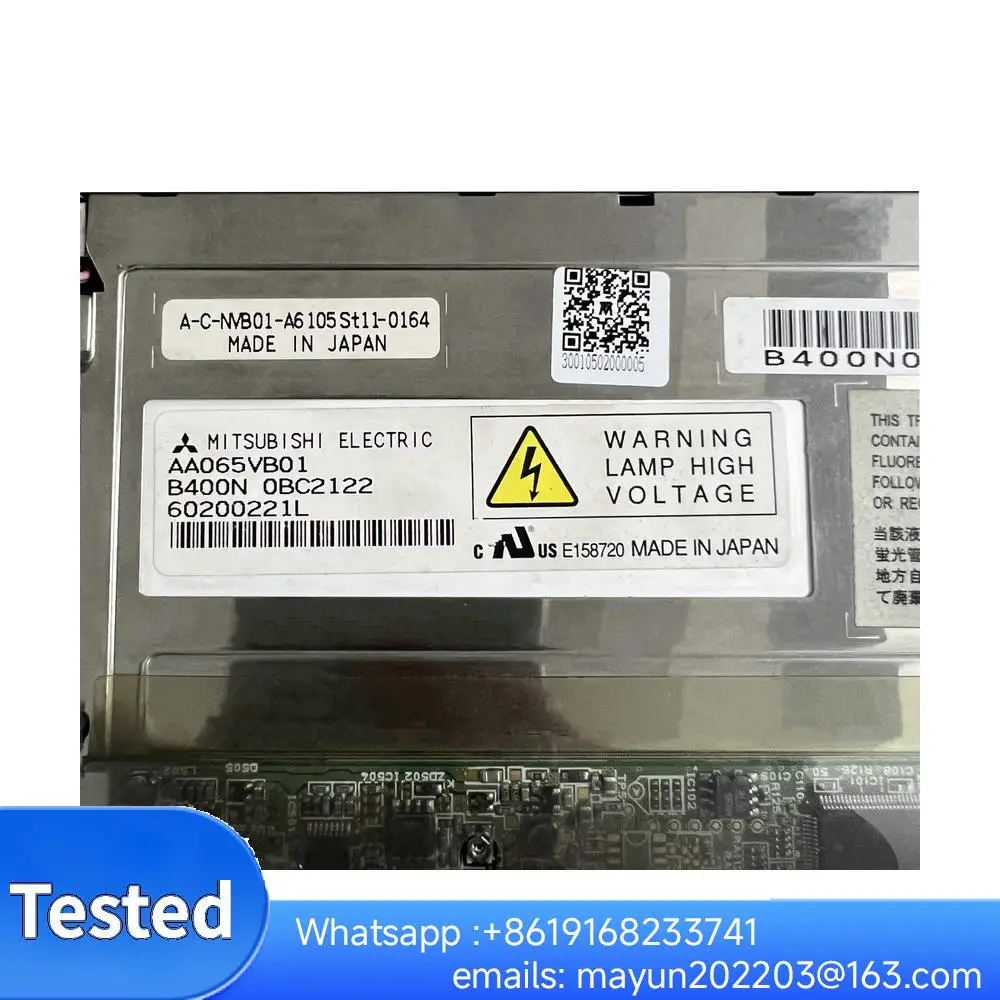 

Original 6.5 Inch LCD Display Screen Panel AA065VB01 AA065VB03 640×480