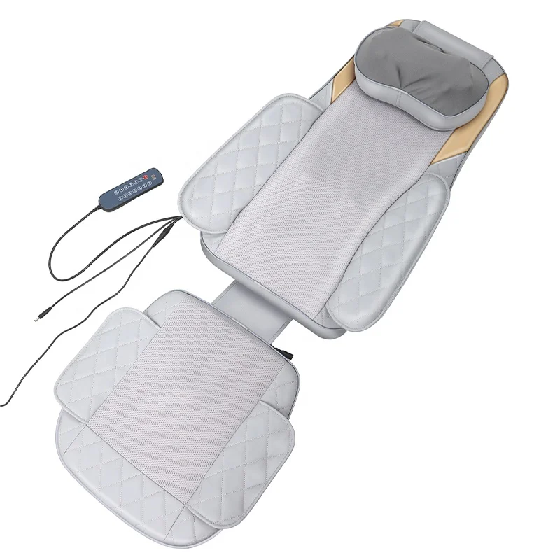 The latest hot cushion Automatic back massage heat vibration car seat sellers neck and back massager pillow massager domestic