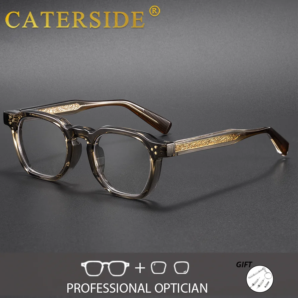 

Оптические очки CATERSIDE для мужчин, очки с индексом преломления 1,61, женские универсальные очки для коррекции близорукости, дальнозоркости, очки для чтения