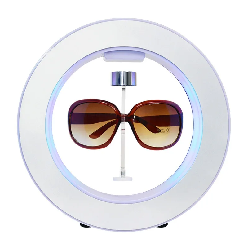 

Magnetic levitation glasses display stand, rotating product promotion Magnetic levitation glasses display stand