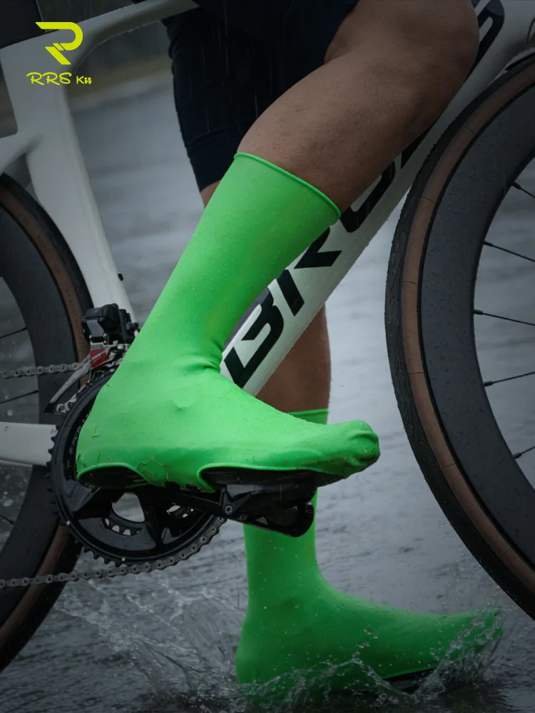 AliExpress rrskit RRSKIT Cycling Silicone Locking Shoe Covers Windproof Waterproof Road MTB Bicycle Shoe Protective Cover High Quality Shoe Cover