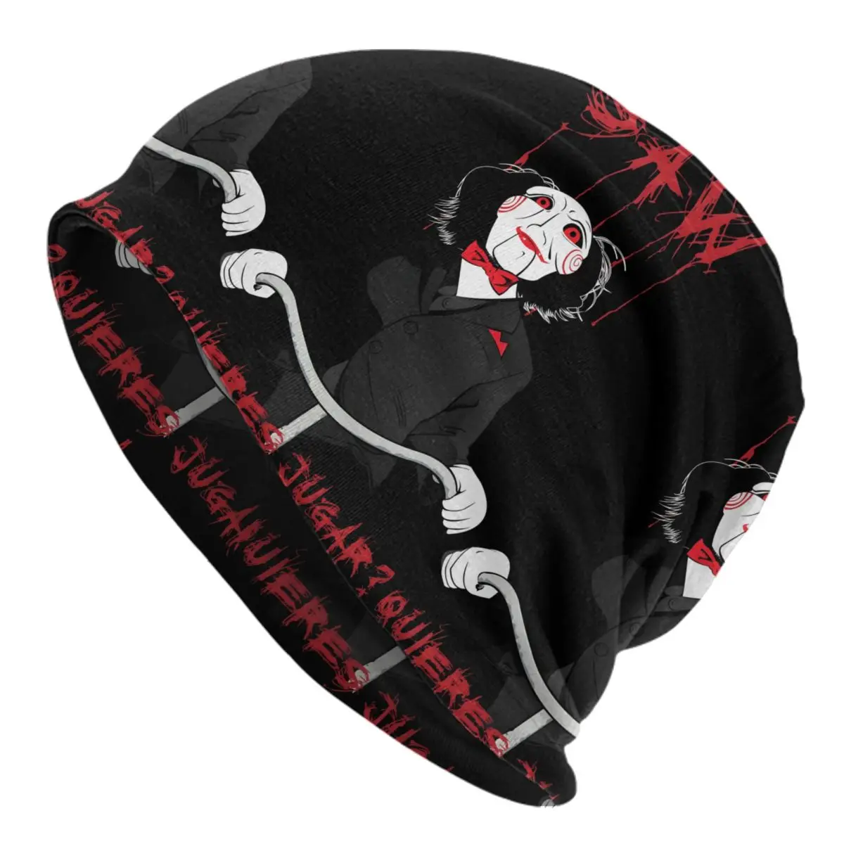 Custom S-Sawes Horror Movie Beanie Cap Unisex Winter Warm Bonnet Homme Knitting Hats Fashion Outdoor Ski Skullies Beanies Hats