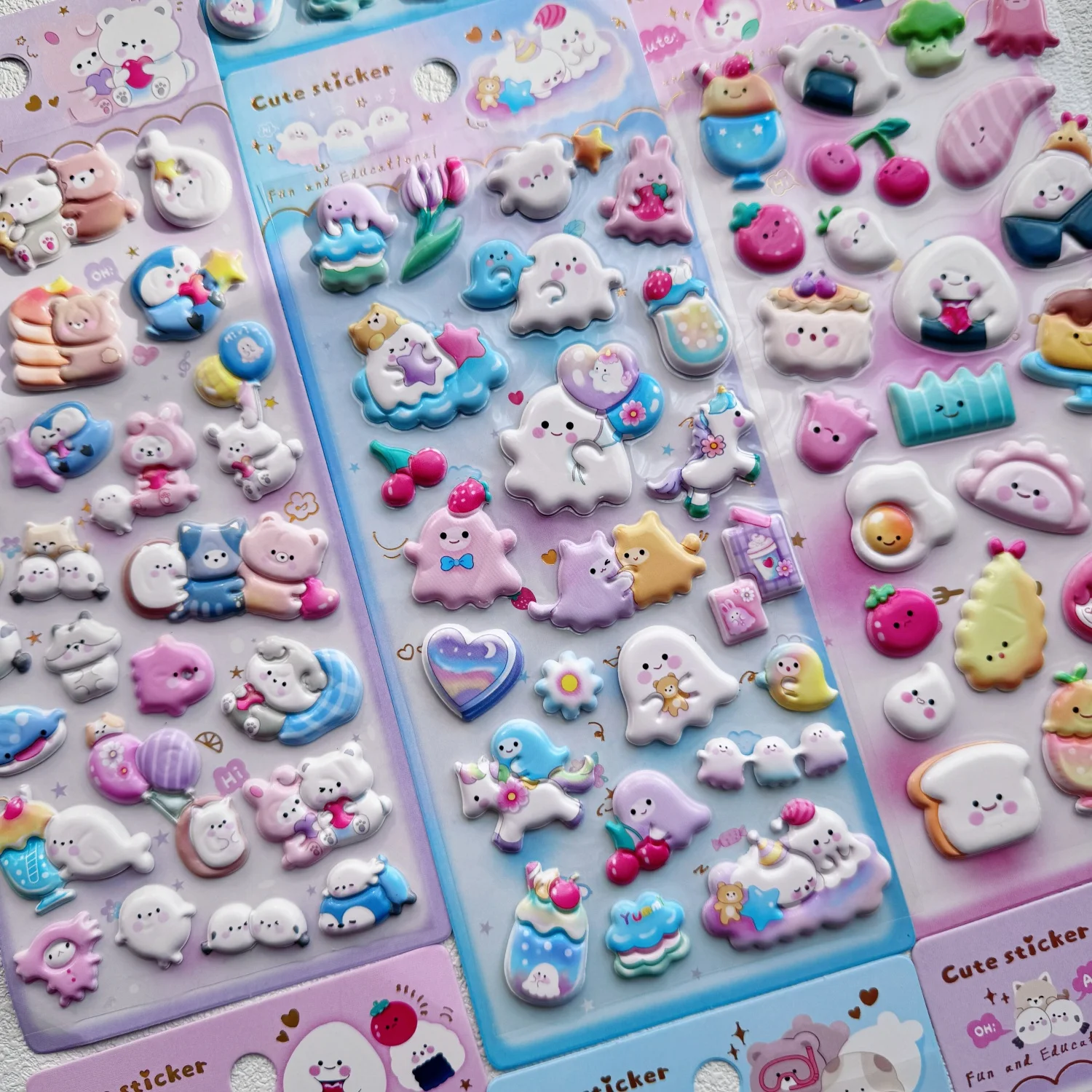 

Kawaii Пингвин Призрак мультфильм 3D пенопластовые наклейки Скрапбукинг Diy журнал милые канцелярские наклейки школьные принадлежности