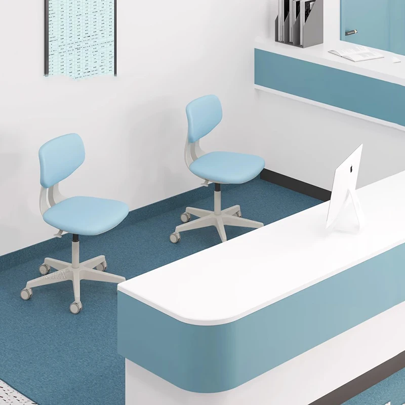Ergonomic Rolling Office Chair Comfortable Portable Wheels Backrest Office Chair Vanity Designer Silla Oficina Home Furniture