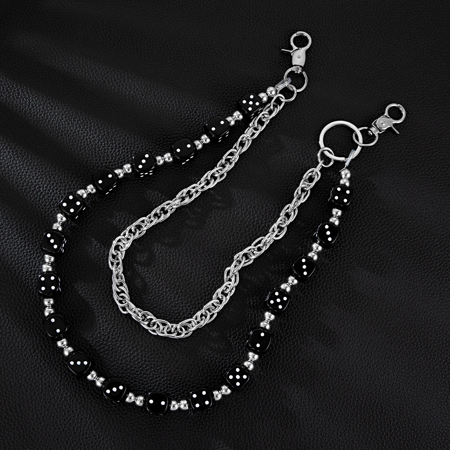 Colorful Dopaamine Double Layer Metal Chain Waist Chain