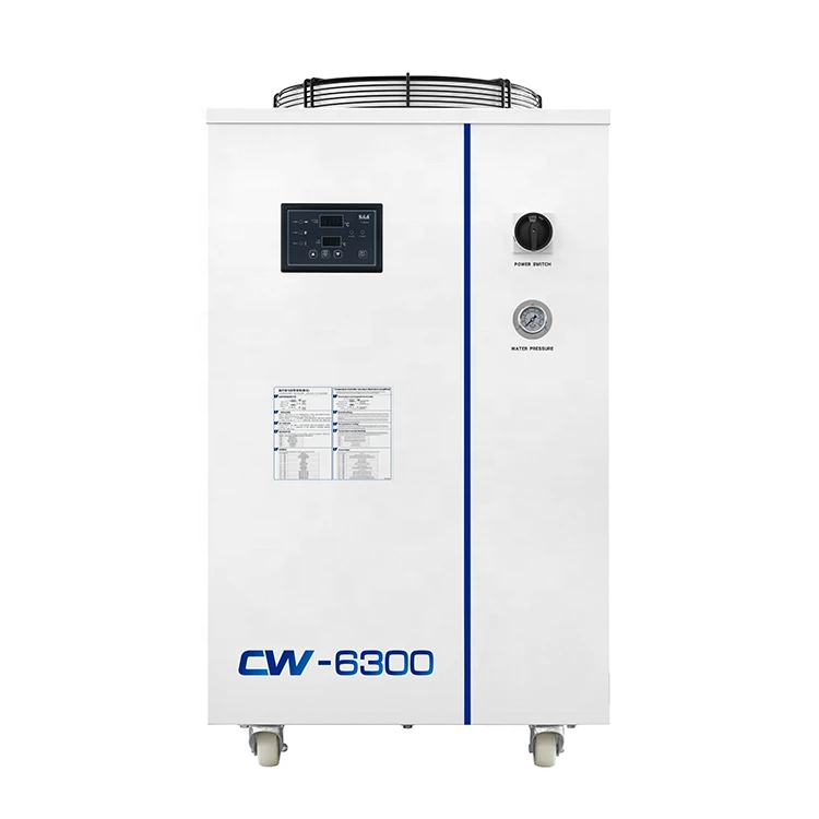 S&A CW-6300EN 380V CNC Spindle Commerical Industrial Cold Plunge Air Water Cooling Chiller