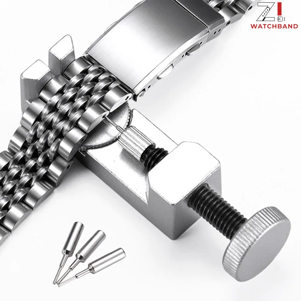Watch Band Strap Link Pin Remover Repair Sizing Tool 2068 Kit with Pack of 3 Extra Punch Pins Replacement Remover Spring Bar Set
