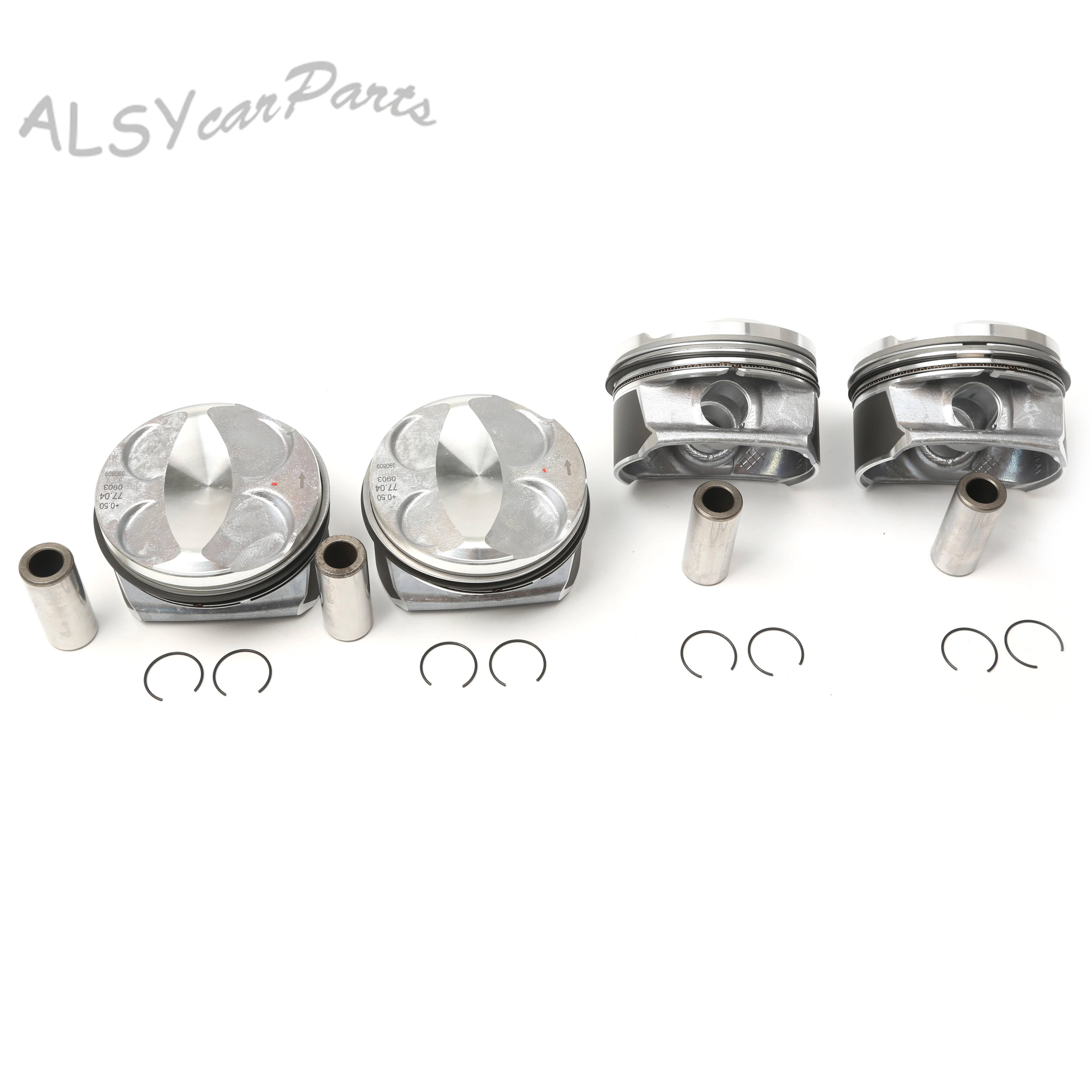 Car Oversized 0.5MM Pistons Assembly Set 11257566478 For BMW MINI CLUBMAN One Estate  Peugeot 308 I 2007-2014 11257534702