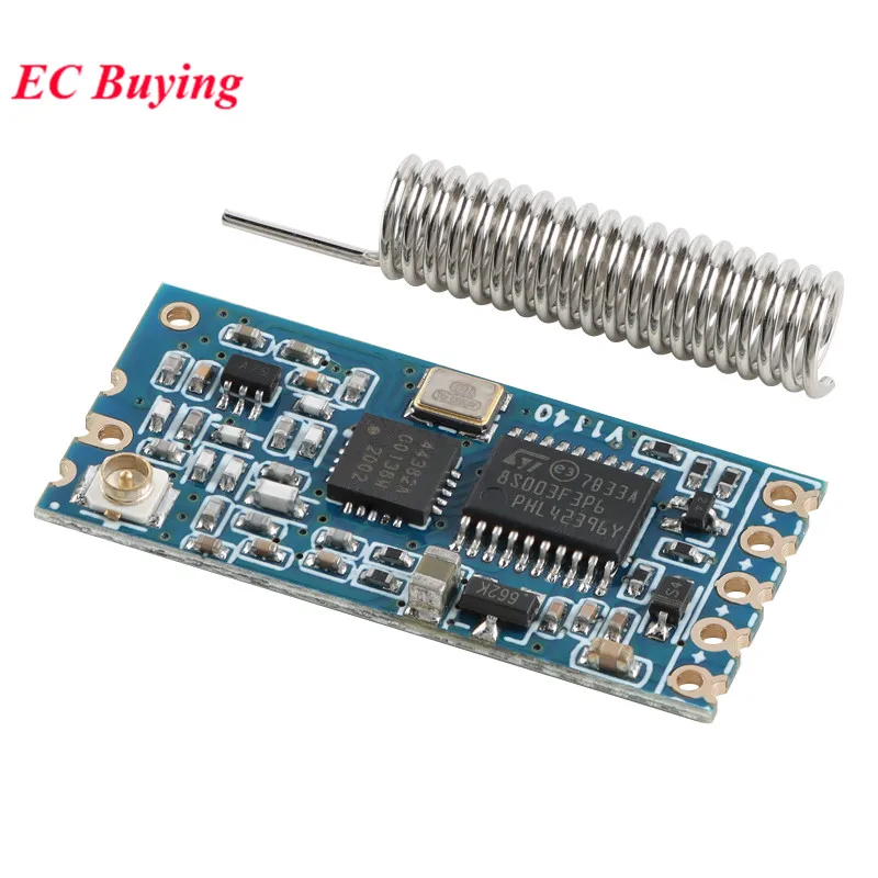 10pcs/lot HC-12 SI4463 433Mhz Wifi Wireless Serial Port Module HC12 1KM 1000m 433MHz Receiving Transmitting Board TSSOP/QFN