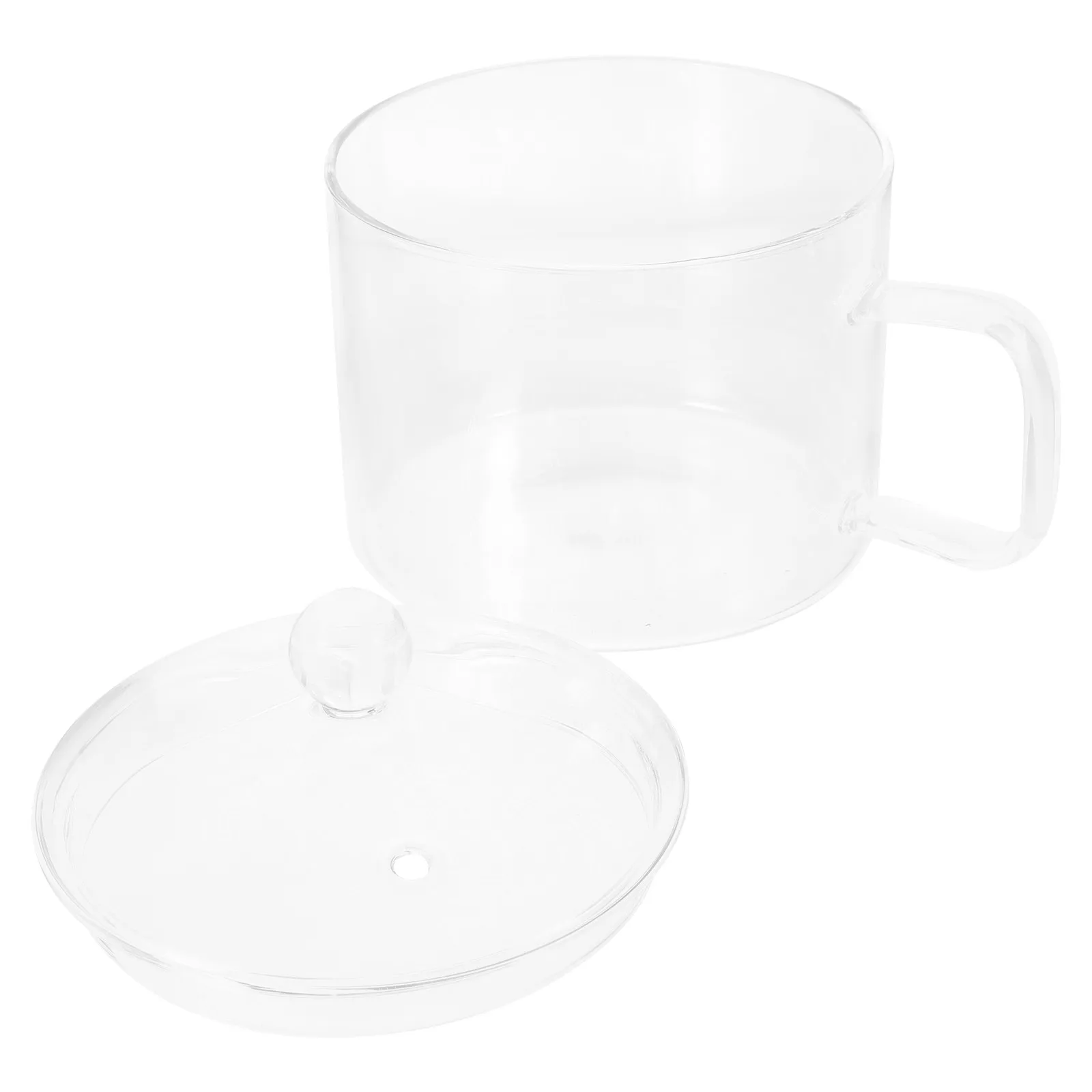 

Glass Cooking Pot Heat Resistant Saucepans with Lid Handle Clear Stew Pot for Soup Noodles Kitchen Heat Resistant Cookware