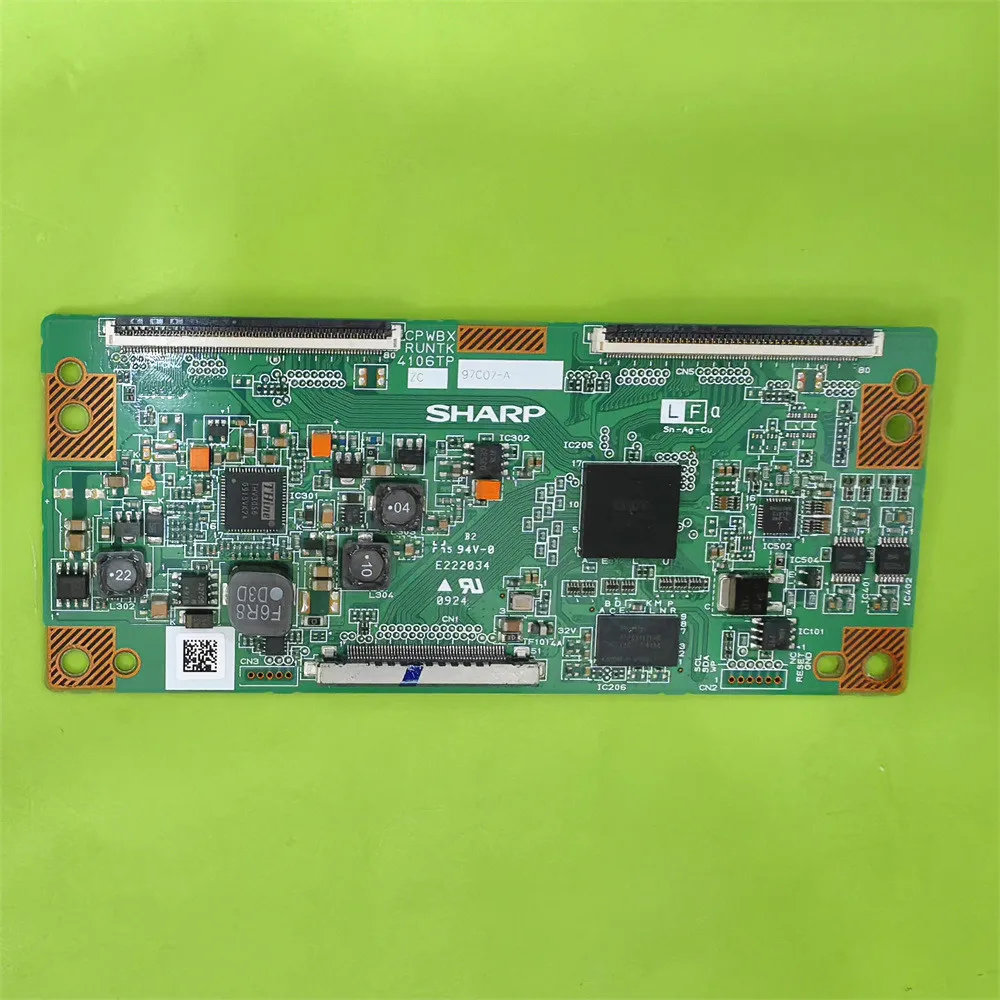 Cpwbx runtk 4106tp zc T-CONシャープテレビに適したロジックボードLCD-40E66A LCD-40Z66A