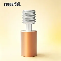 Alta Qualidade De Liga De Titânio Garganta Para Extrusora Sprite Ender-3 S1/Pro/CR10/SE1 Alta Temperatura Bimetálico 3D Impressora Peças Garganta