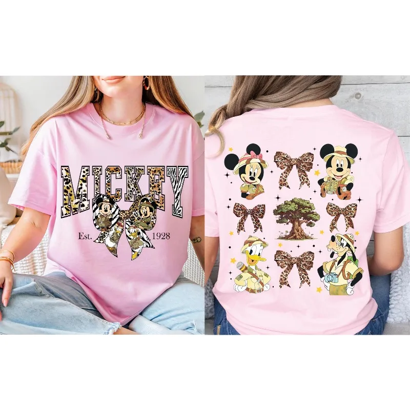 Disney Mickey Hunting Style Fliege Shirt, Disney Hunting Tour Shirt, Mickey Hunting Tour Shirt, Disney Wild Tour Shirt